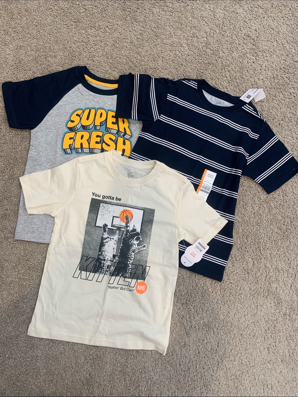 Wonder Nation Boys Small 6/7 T-Shirt Bundle